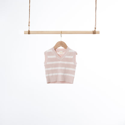 Texture Stripe Vest Pullover (6-12M / 18-24M / 2-3Y)