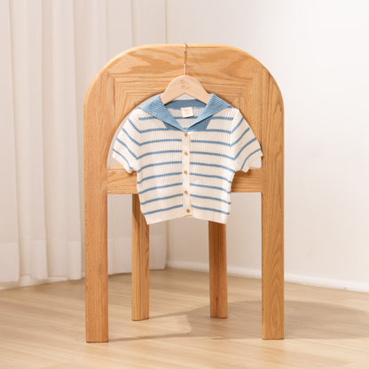 Open-Knit Shirt | Sailor Top (6-12M)