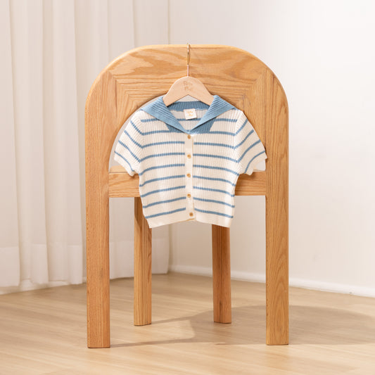 Open-Knit Shirt | Sailor Top (6-12M)
