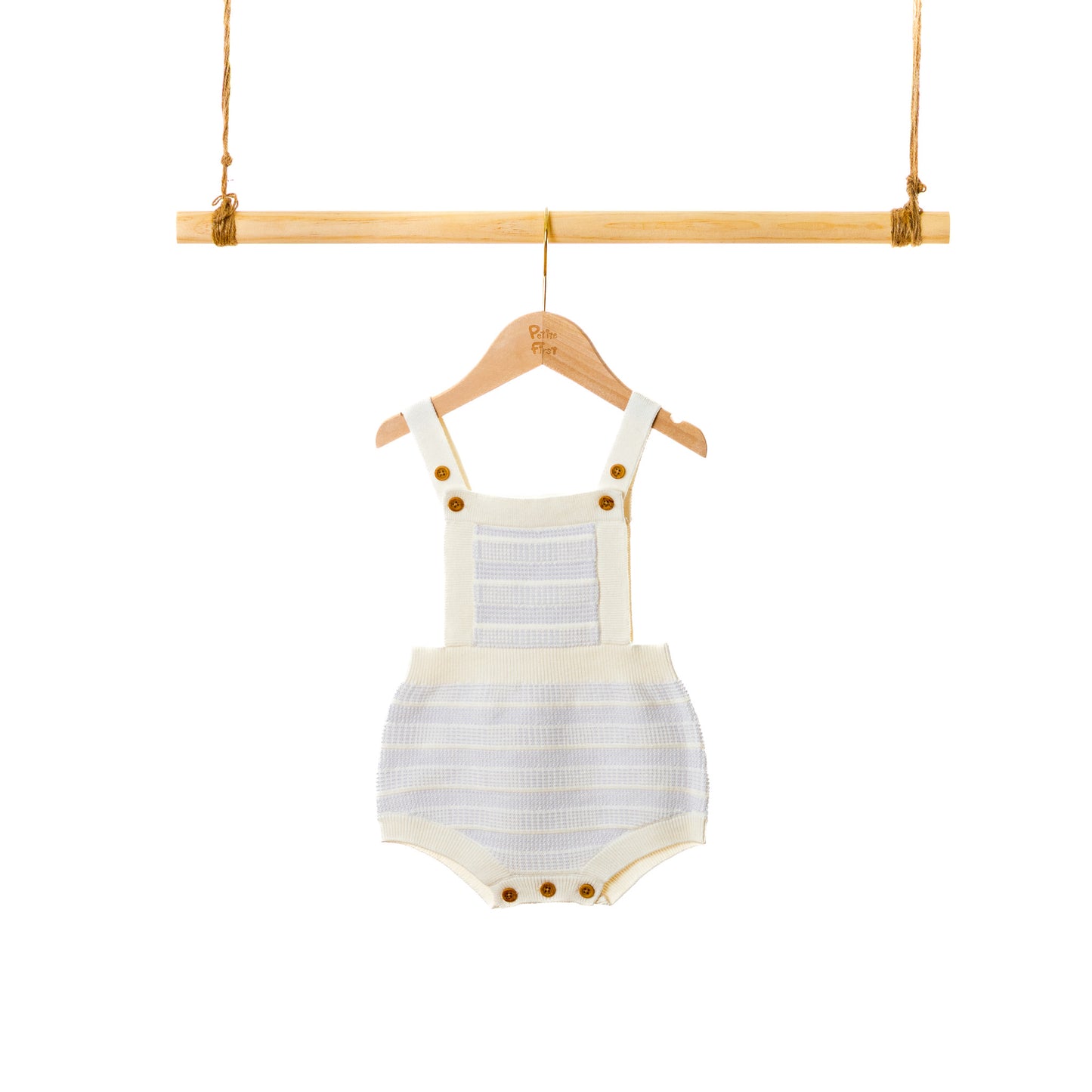 Texture Stripe Romper (6-12M)