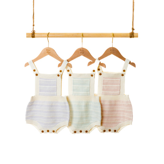 Texture Stripe Romper (6-12M)