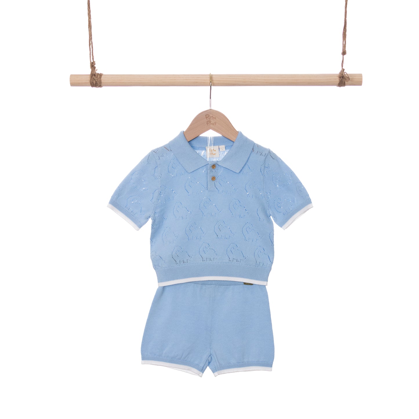 Long neck Dinosaur / Stegosaurus Polo Sets (18-24M / 2-3Y)