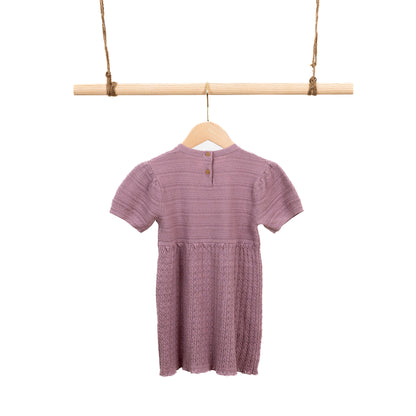 SS Dress with Pointelle (6-12M / 18-24M / 2-3Y)