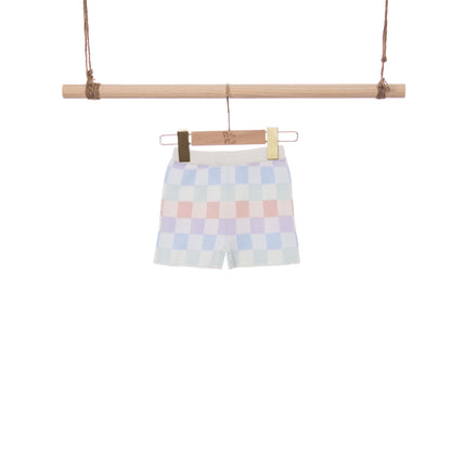 Pants | Rainbow Checked Printed Knitted (6-12M / 18-24M)