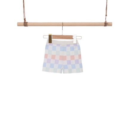 Pants | Rainbow Checked Printed Knitted (6-12M / 18-24M)