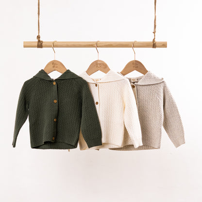 Hooded Cardigan | Dinosaur (18-24M / 2-3Y)