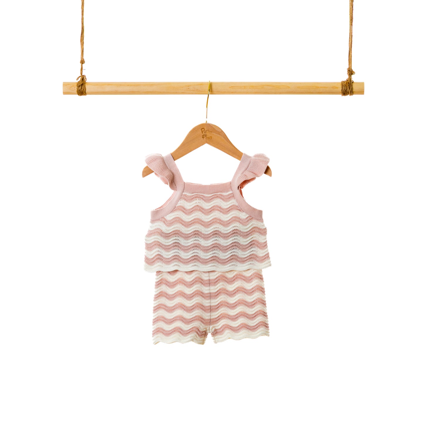 Cotton Shorts Set | Smock-Detail (6-12M / 18-24M)