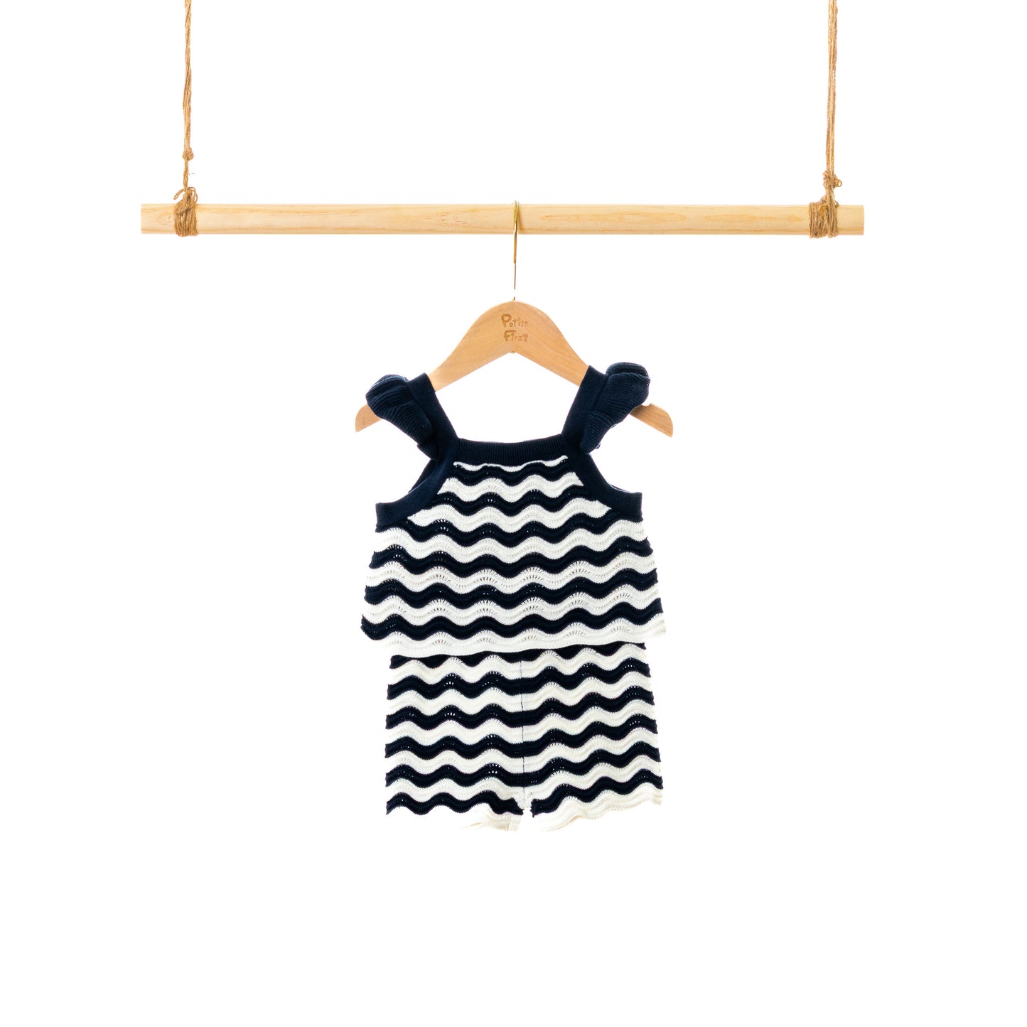 Cotton Shorts Set | Smock-Detail (6-12M / 18-24M)