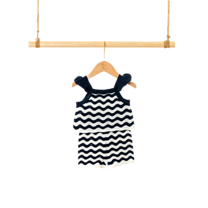 Cotton Shorts Set | Smock-Detail (6-12M / 18-24M)
