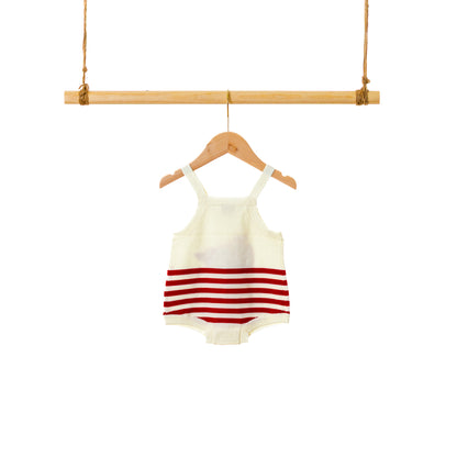 Romper / Onesie | Whale Printed Knitted