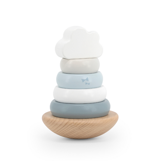Label-Label Stacking Rings Balance - Blue