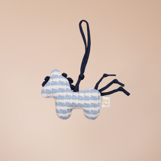 Harris the Horse Bag Charm Blue