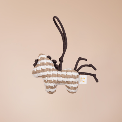 Harris the Horse Bag Charm Brown