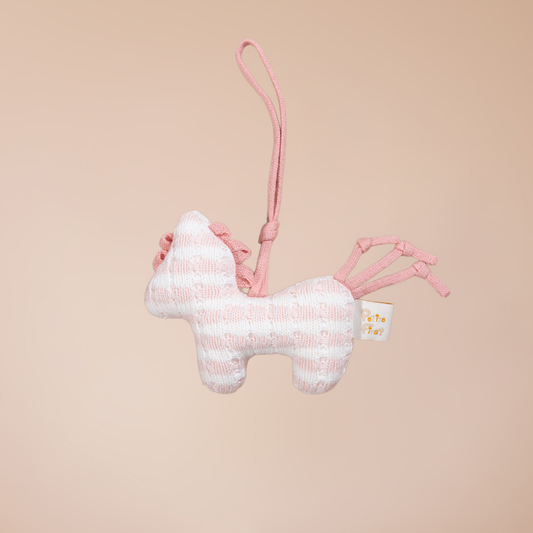 Harris the Horse Bag Charm Pink