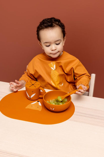 Trixie Waterproof Long Sleeve Bib - Mr. Fox