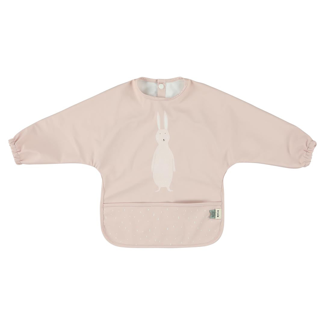 Trixie Waterproof Long Sleeve Bib - Mrs. Rabbit
