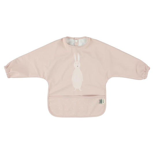 Trixie Waterproof Long Sleeve Bib - Mrs. Rabbit