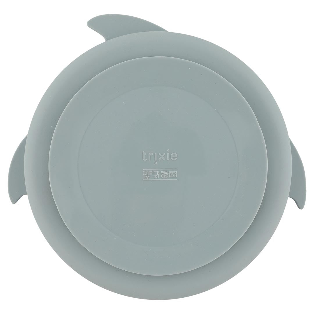 Trixie Silicone Divided Suction Plate - Mr. Shark