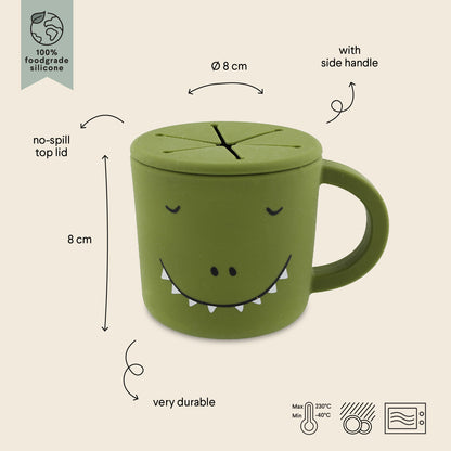 Trixie Silicone Snack Cup - Mr. Dino