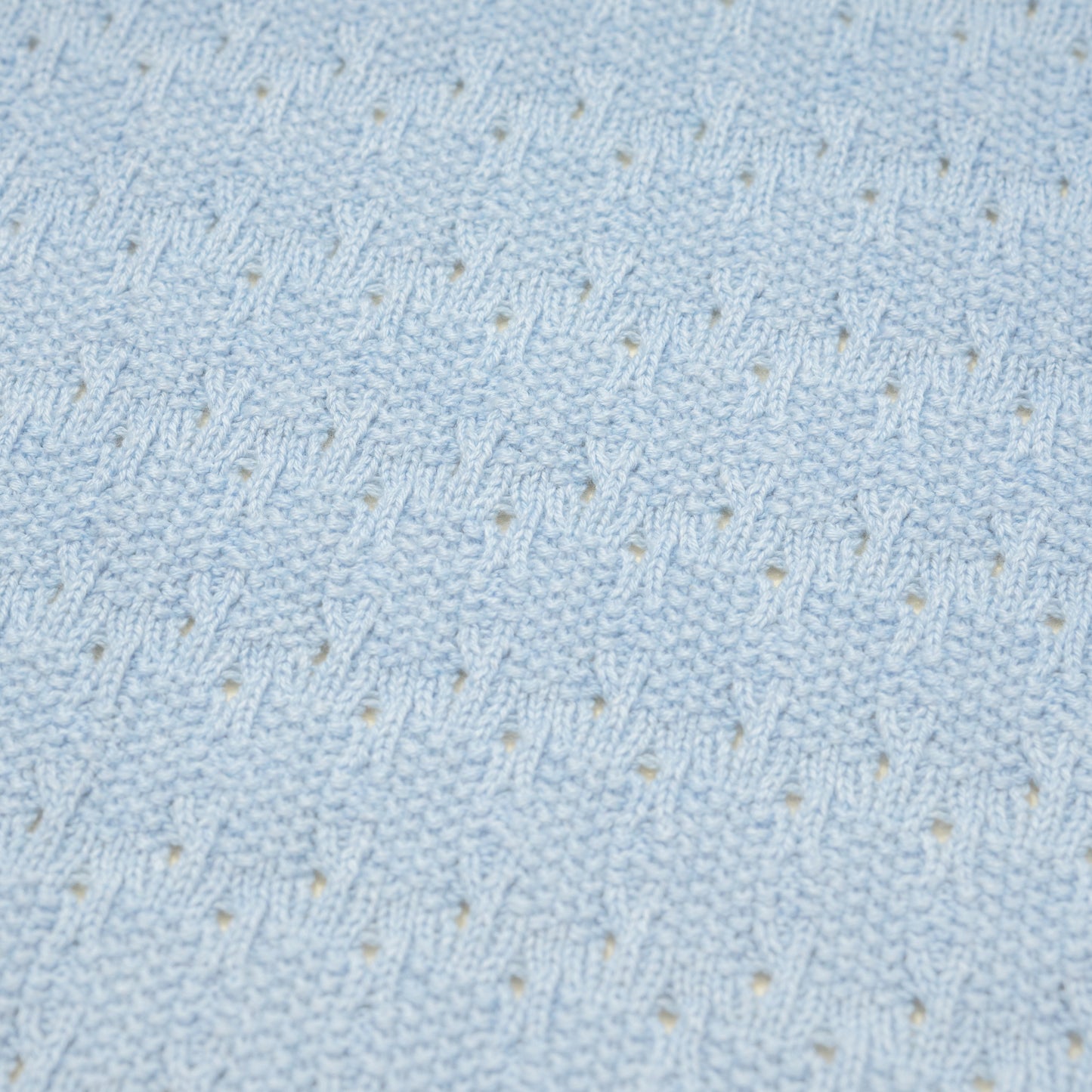 Knit Blanket - Blue