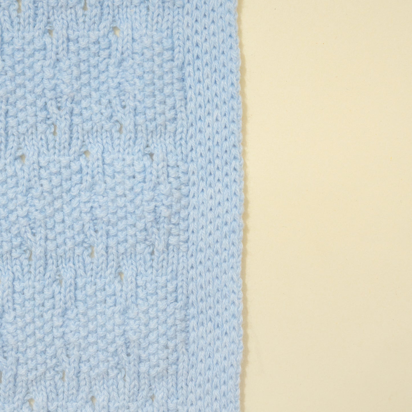 Knit Blanket - Blue