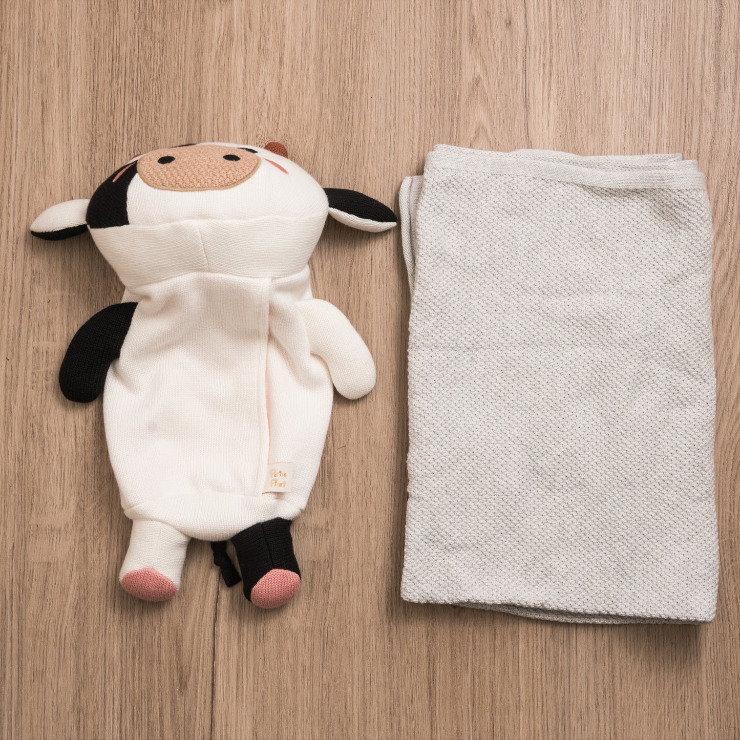 2 in 1 Pillow Blanket - Moo