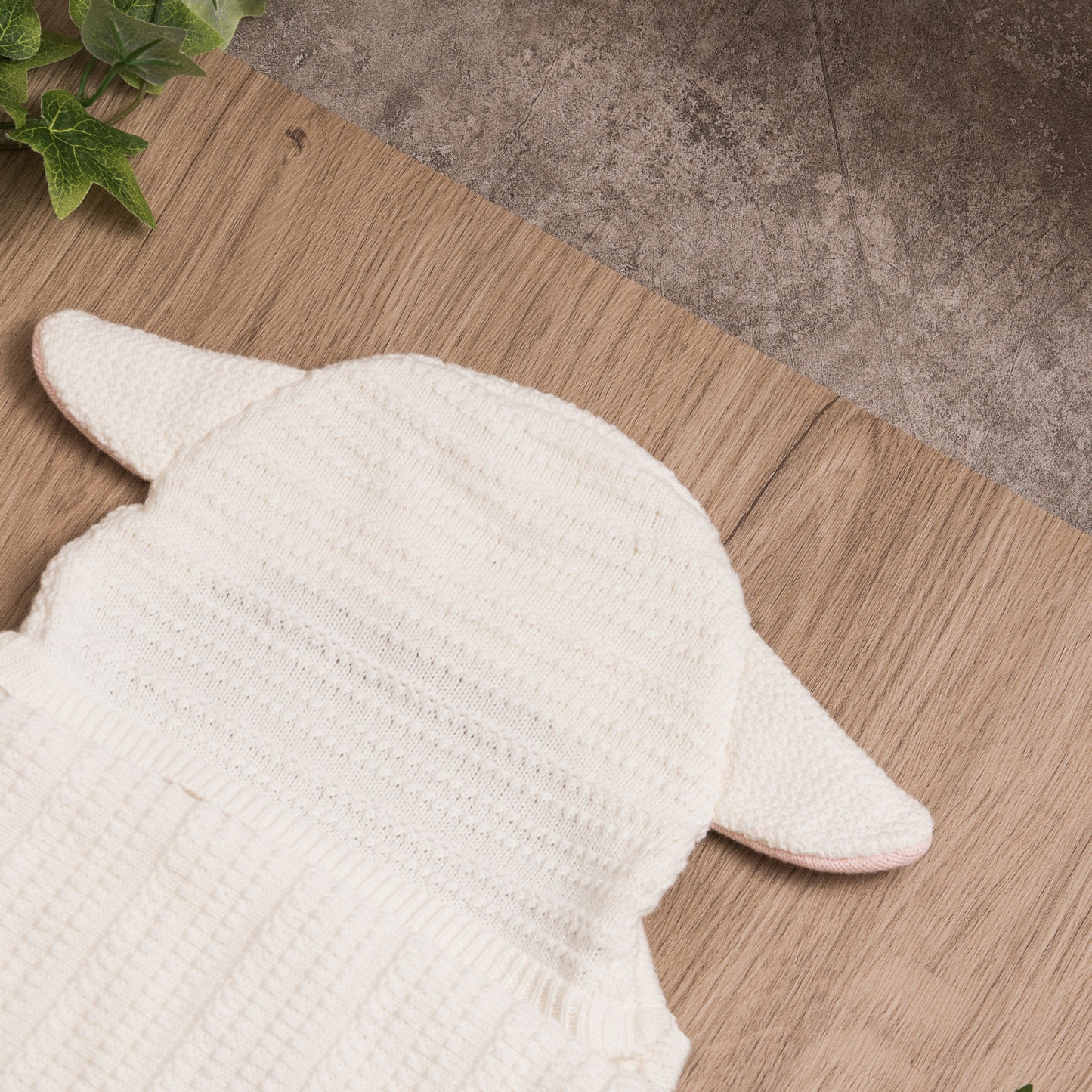 Little Lamb Baby Blanket - White